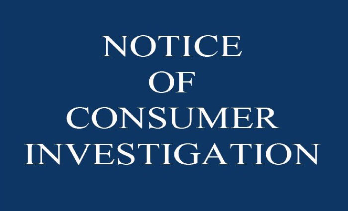 Notice of Inquiry into the Formation of a Joint Venture involving VodaFamily Ethiopia  Holding Company Limited, Sumitomo Corporation, and CDC Group Plc