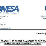 EXTENSION OF DEADLINE TO SUBMIT COMMENTS ON THE DRAFT REVIEWED COMESA COMPETITION REGULATIONS