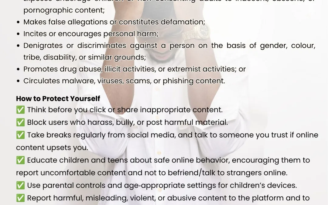 BEWARE OF HARMFUL DIGITAL CONTENT